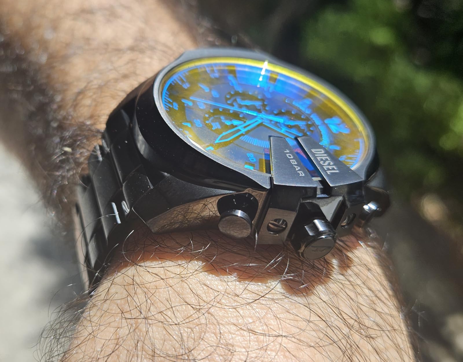 Diesel Mega Chief Watch for Men, Chronograph Men's Watch customer photo 2