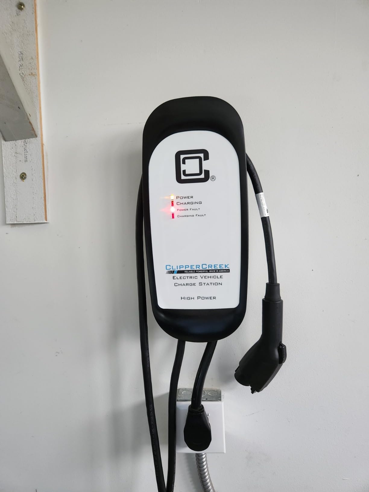 32 Amp Plug-in Level 2 EV Charger for Home, Enphase HCS-40 (Formerly ClipperCreek), NEMA 14-50, 5-Year Warranty, 25 ft Cable, J1772 Connector, up to 31 Miles of Range per Hour customer photo 1