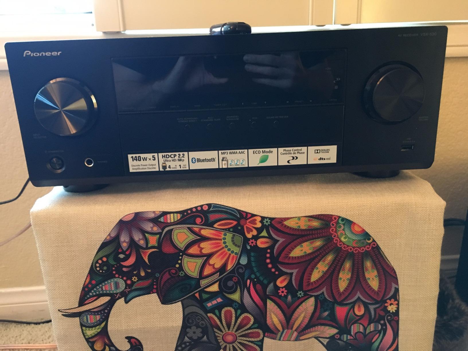 Pioneer VSX-530-K 5.1 Channel AV Receiver with Dolby True HD & Built-in Bluetooth Wireless Technology customer photo 2