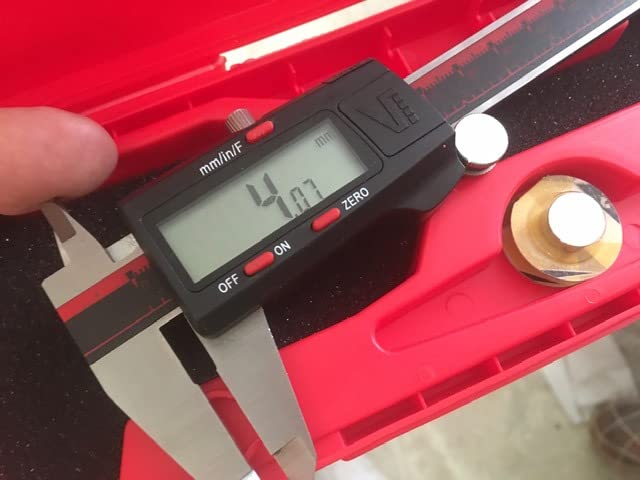VINCA IP54 Grade Digital Caliper, DCLA-0605 6 Inch/150mm, Inch/Millimeter/Fraction Conversion, Stainless Steel, Large LCD Screen customer photo 2