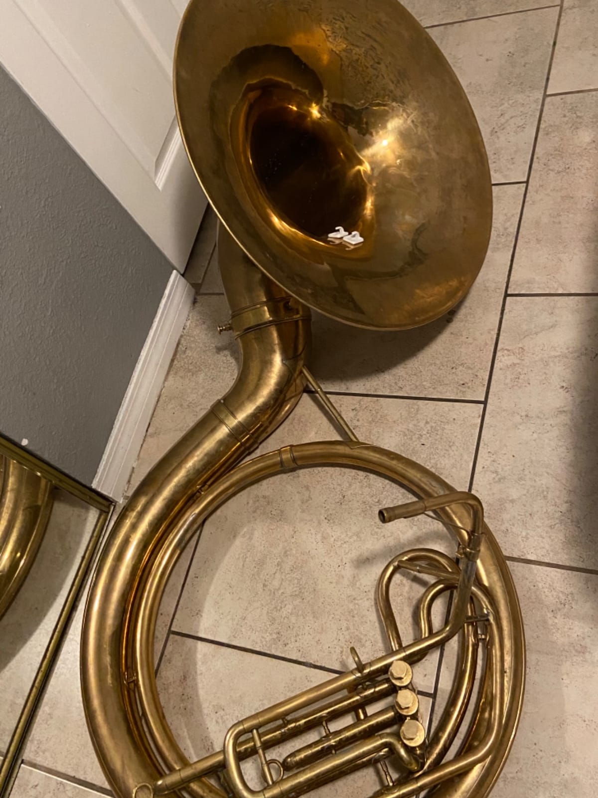 Nautical Mart Sousaphone | Full Brass | BB Key | Includes Mouthpiece & Case | Affordable & Fun for Beginners | Gold, Yellow Finishes Musical Instrument customer photo 2