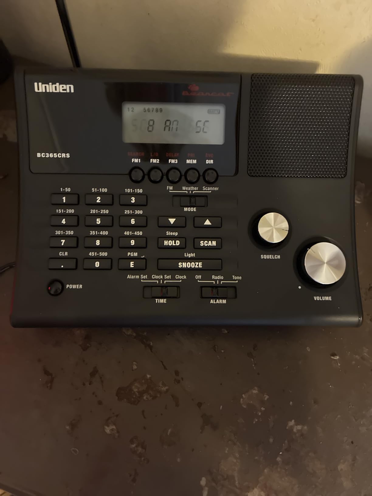 Uniden BC365CRS 500 Channel Scanner and Alarm Clock, Snooze, FM Radio, Weather Alerts, Search Bands used for Aviation, Railroad, Marine, Non-Digital Police/Fire/Public Safety transmissions and more customer photo 1