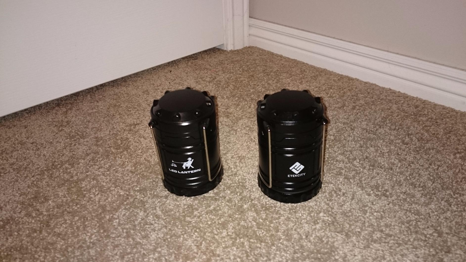 MalloMe Camping Lantern Multicolor 4 Pack Lanterns for Power Outages, Camping Lights for Tent Hanging, Camp Light Tent Lamp Emergency Battery Powered LED Lantern (Rechargeable Batteries Not Included) customer photo 2