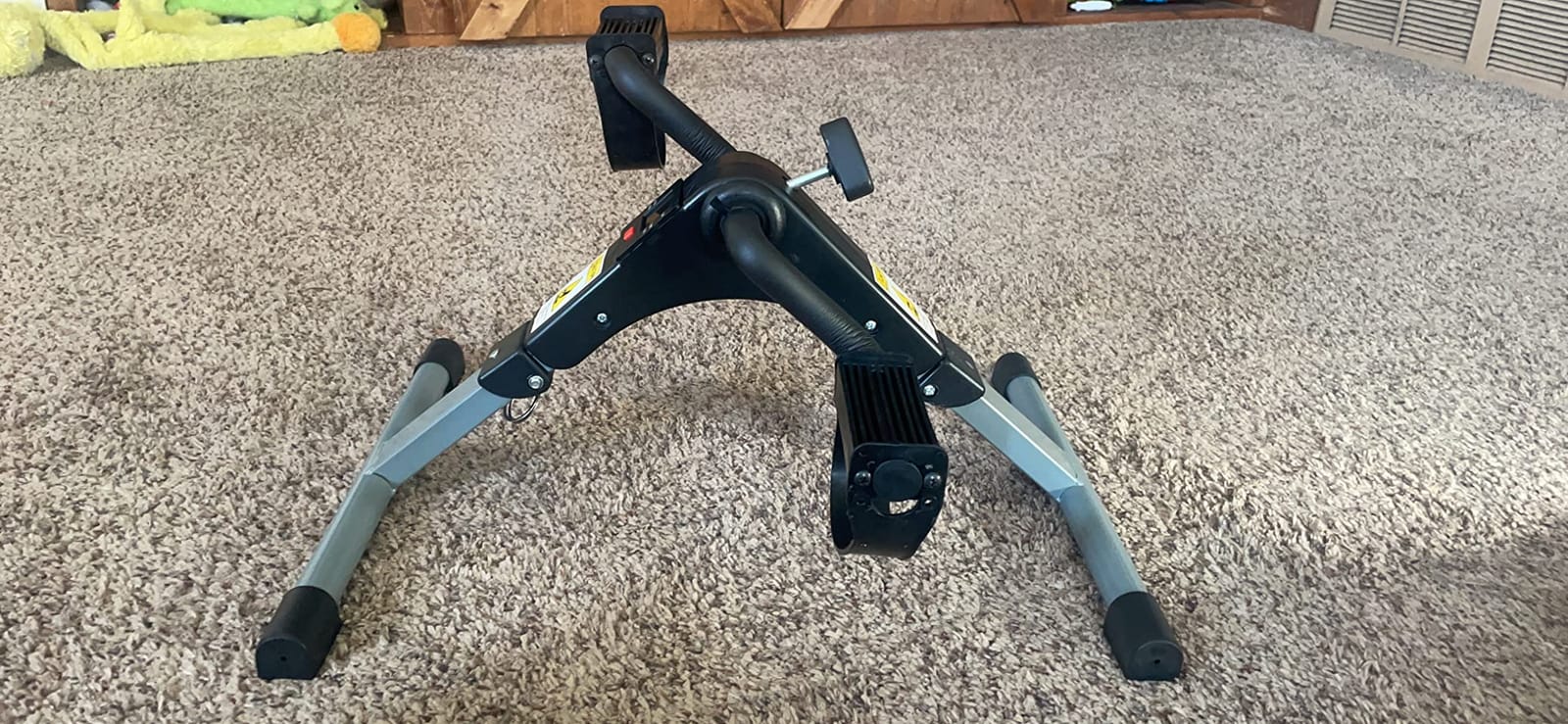 Under Desk Exercise Bike Pedal Exerciser – Mini Stationary Cycle with Adjustable Resistance, Calorie Tracker & Foldable Design – Compact Pedal Machine for Home, Office, or Physical Therapy by Wakeman customer photo 1