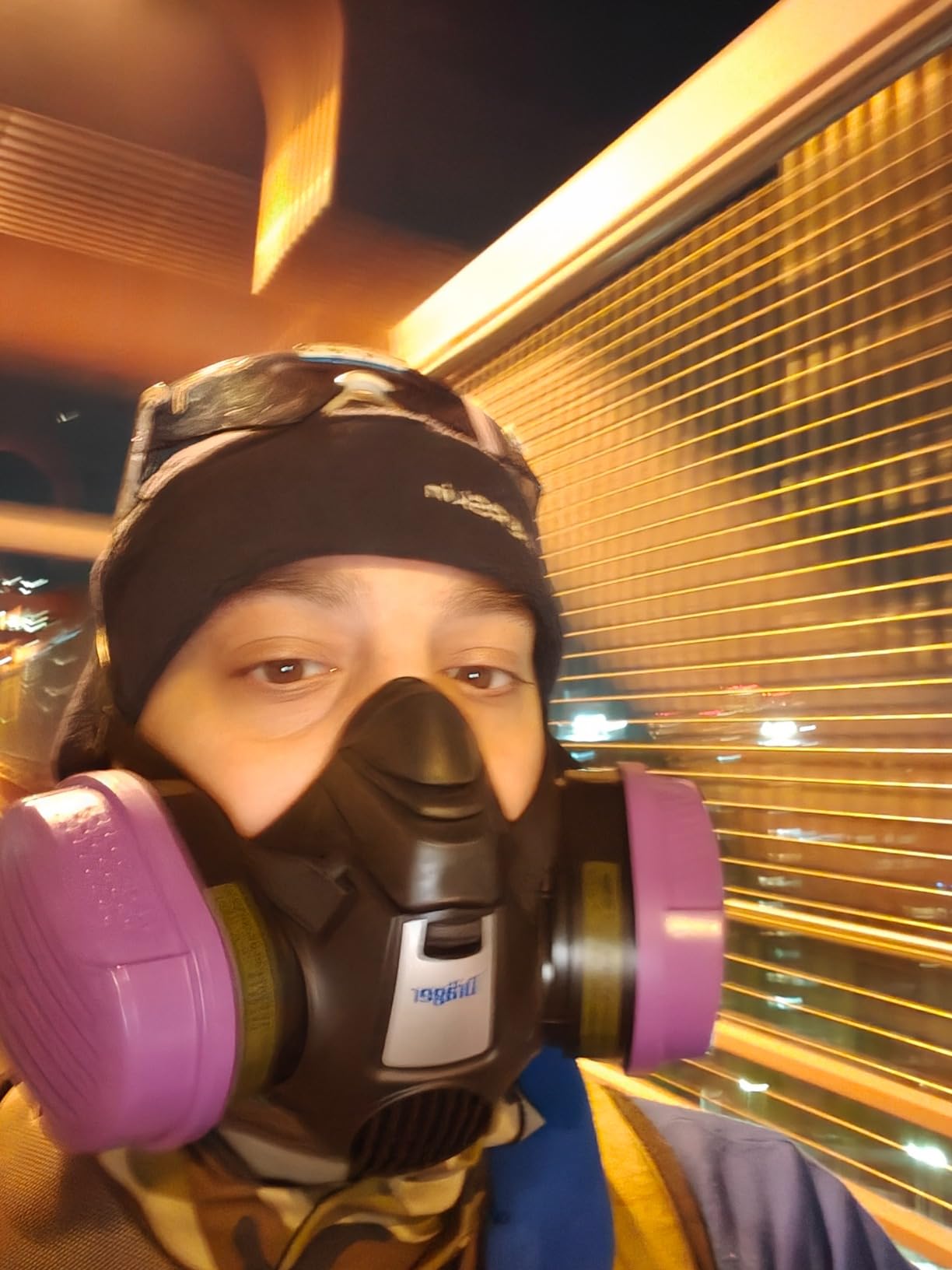 Dräger X-plore 3500 Respirator Mask Multi-Gas/P100 Combination Cartridge (OV/AG/HF/FM/CD/AM/MA/HS/P100) NIOSH-certified Half-Mask for Painting, Chemicals, Construction customer photo 2