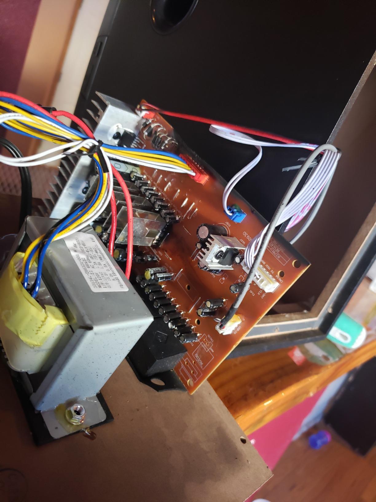 Acoustic Audio by Goldwood 5.1 Speaker System 5.1-Channel with LED lights and Bluetooth Home Theater Speaker System, Black (AA5210) customer photo 2