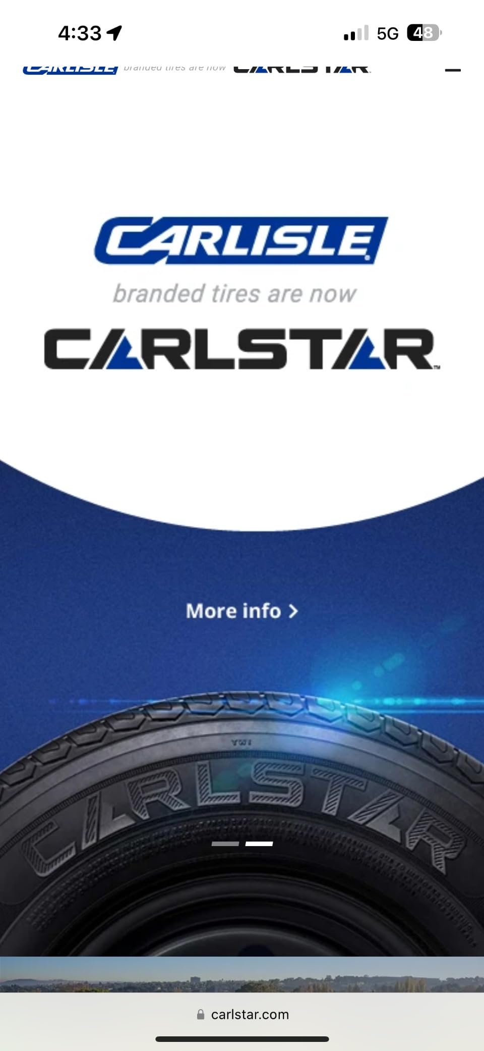 Carlisle Radial Trail HD Trailer Tire-ST205/75R15 107M 8-ply customer photo 1