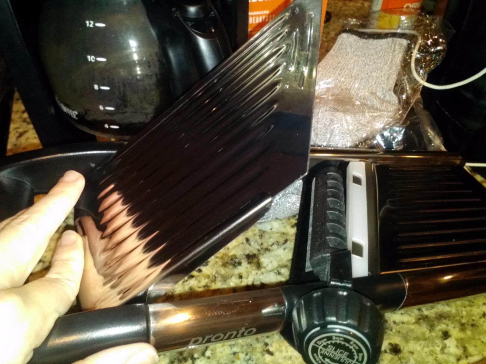 Gramercy Mandoline Slicer for Kitchen with 12 Slice Settings, Black Edition customer photo 1