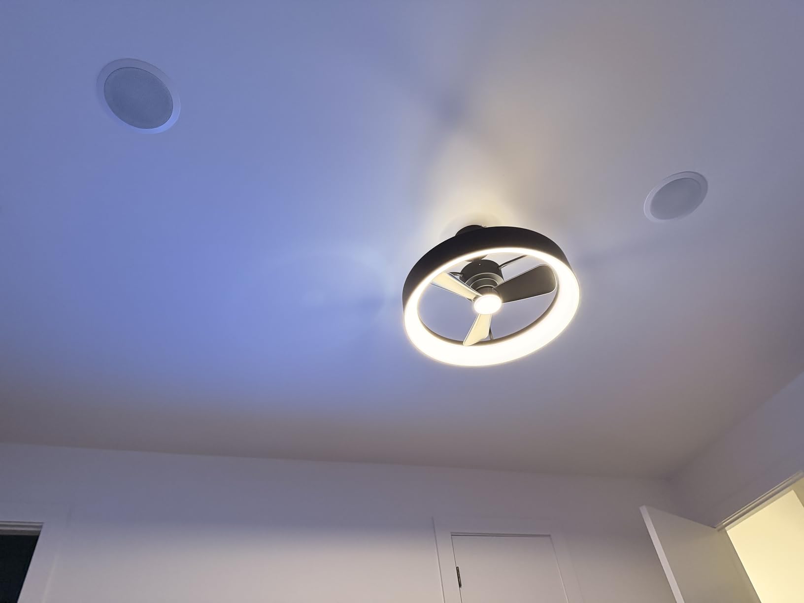 Pyle Pair 6.5” Flush Mount in-wall in-Ceiling 2-Way Home Speaker System Spring Loaded Quick Connections Dual Polypropylene Cone Polymer Tweeter Stereo Sound 200 Watts, White customer photo 2