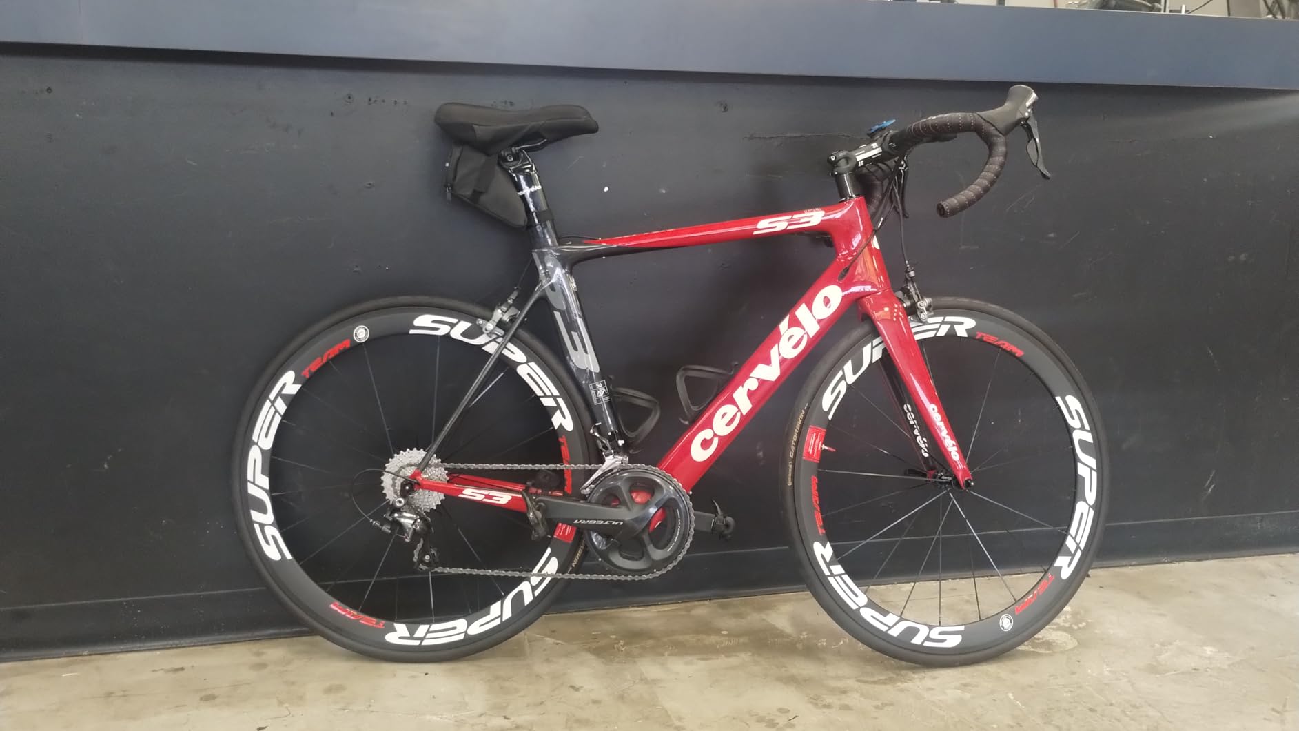 SUPERTEAM 50/23mm Carbon Clincher Wheelset 700c customer photo 1