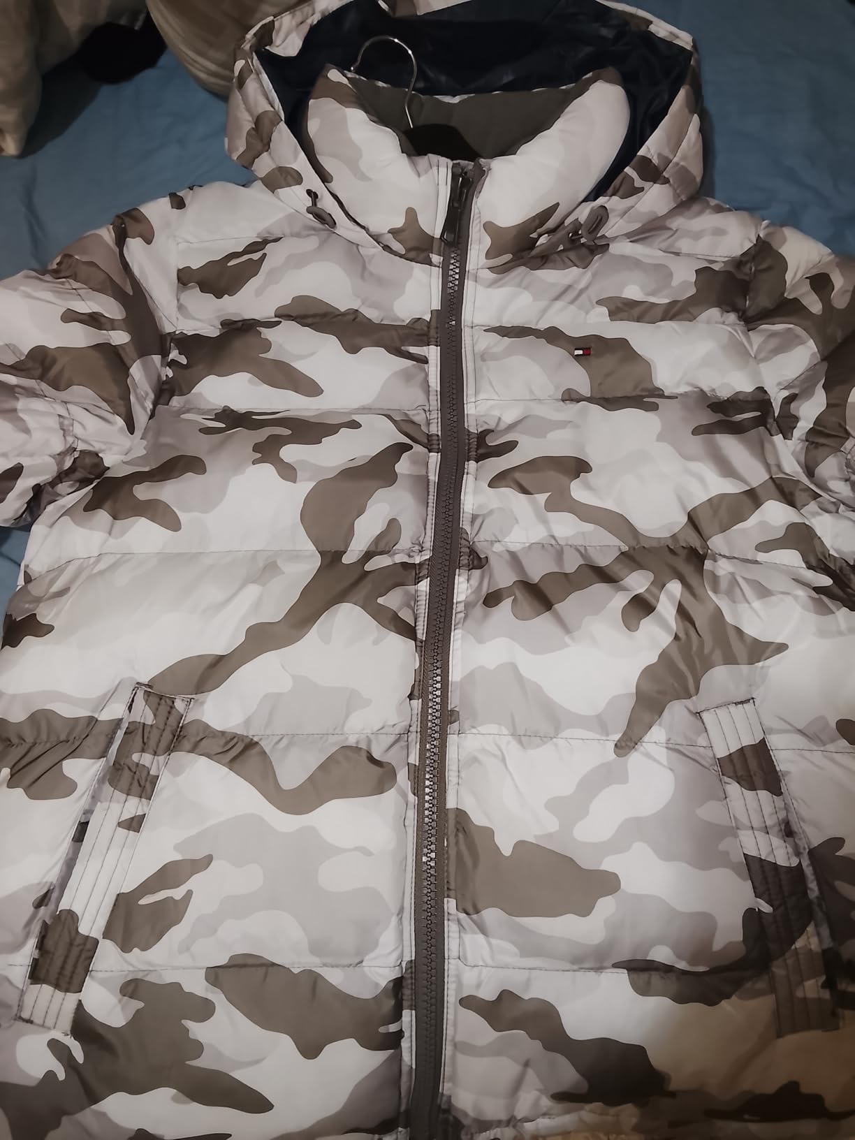 Tommy Hilfiger Men's Down Alternative Hooded Puffer Jacket (Standard and Big & Tall) customer photo 2