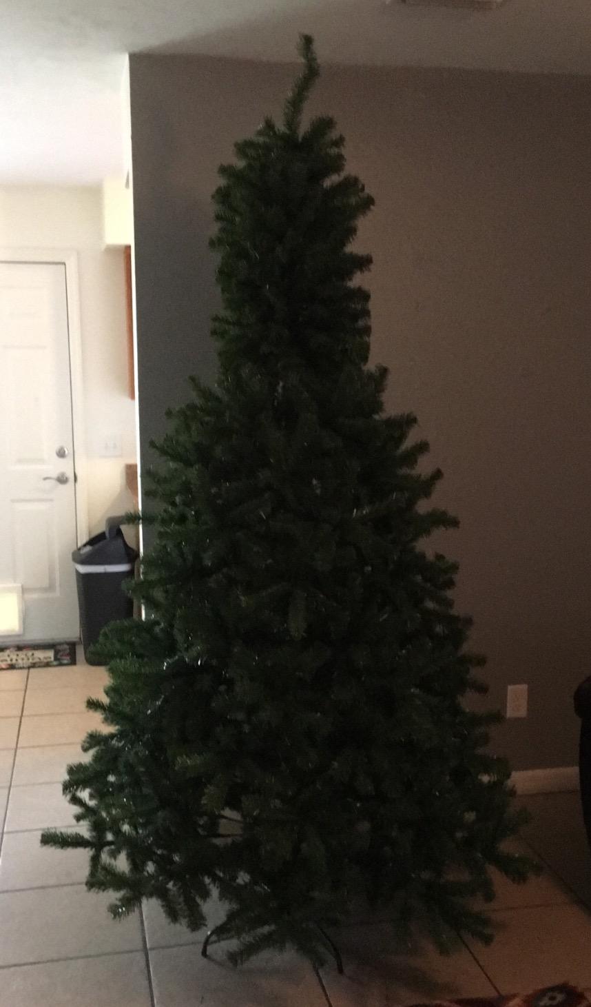 Best Choice Products Artificial Christmas Tree, 7.5ft Premium Unlit Realistic Spruce Holiday Décor w/Dense Branches, Easy Assembly, Metal Base customer photo 2
