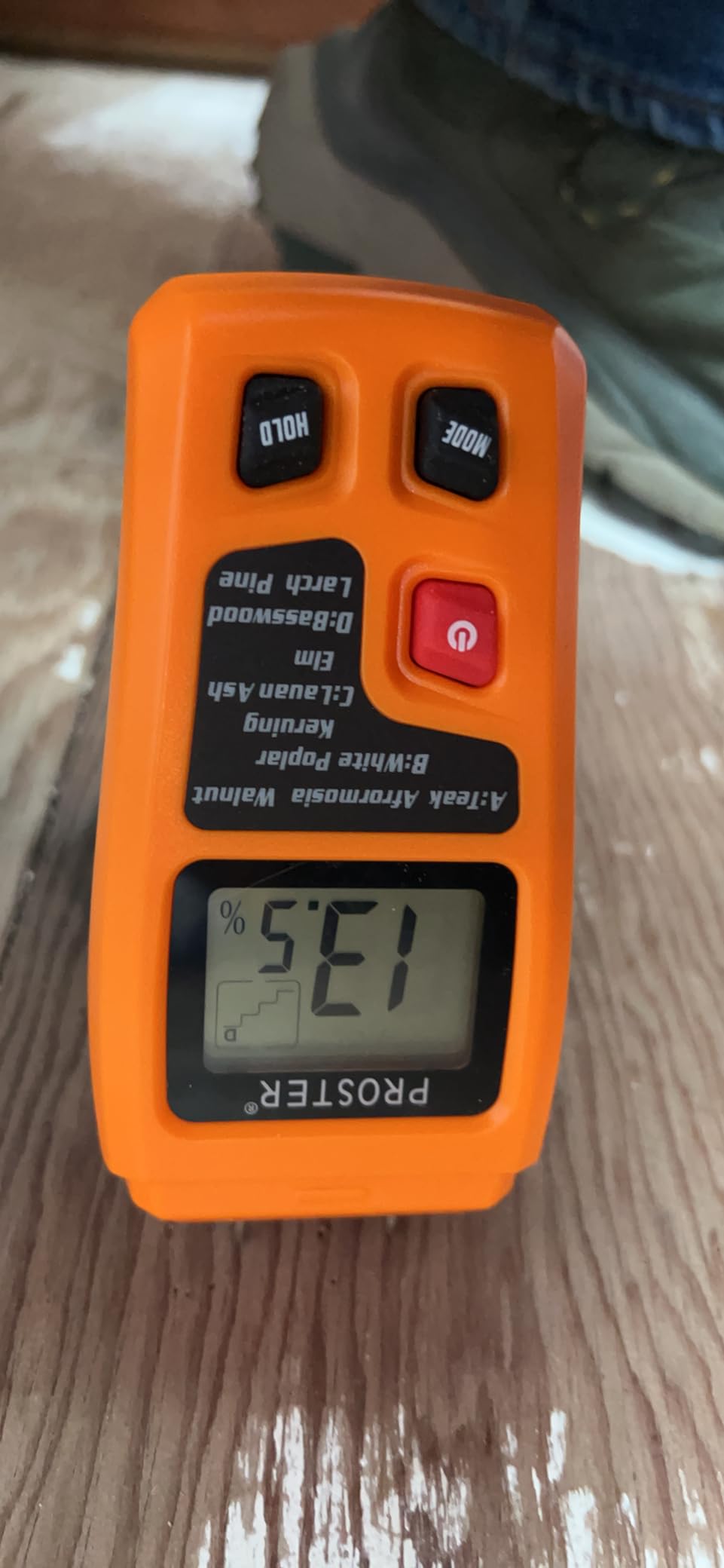 Proster Wood Moisture Meter 4 Modes 0-99.9% for Wood/Paper/Firewood customer photo 2