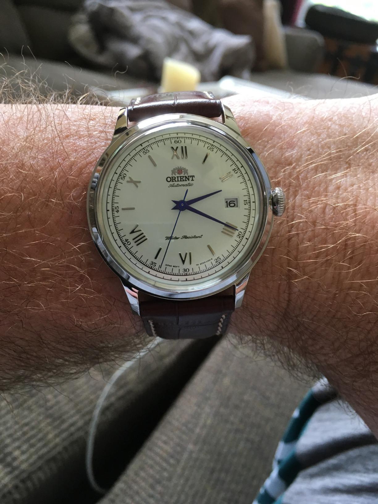 Bambino Version 2 | Automatic/Hand-Winding Wrist Watch | 40.5 mm Case | Classic Watch customer photo 2