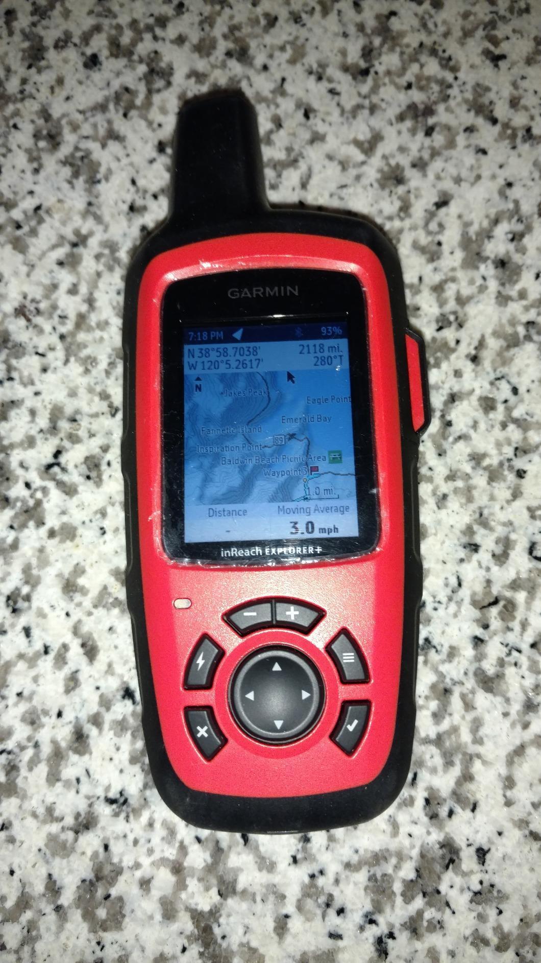 Garmin 010-01735-10 inReach Explorer+, Handheld Satellite Communicator with Topo Maps and GPS Navigation customer photo 1