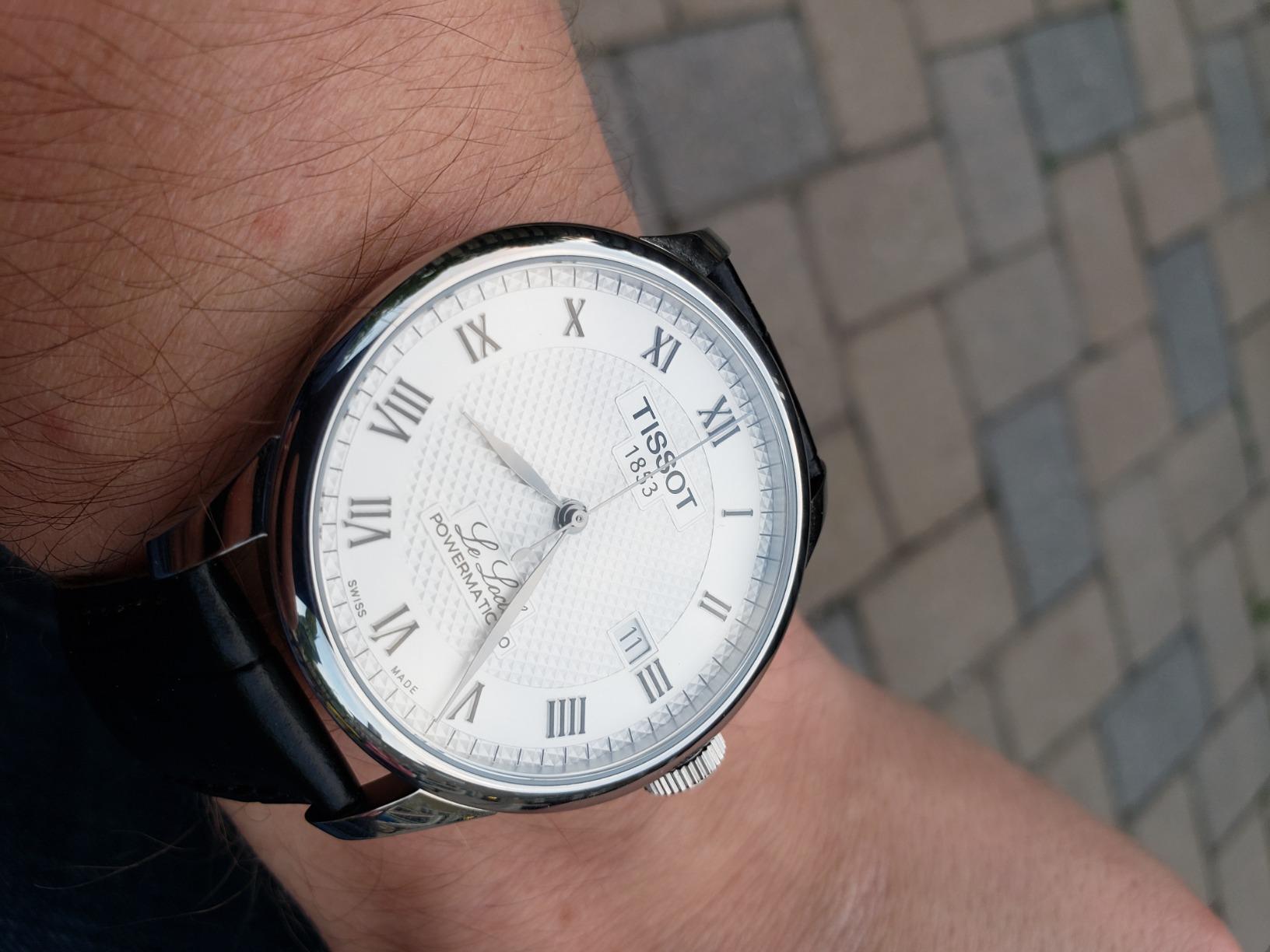 Men's Le Locle Stainless Steel Dress Watch customer photo 1