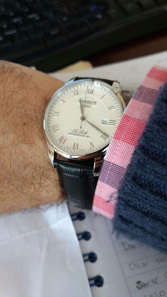 Men's Le Locle Stainless Steel Dress Watch customer photo 2