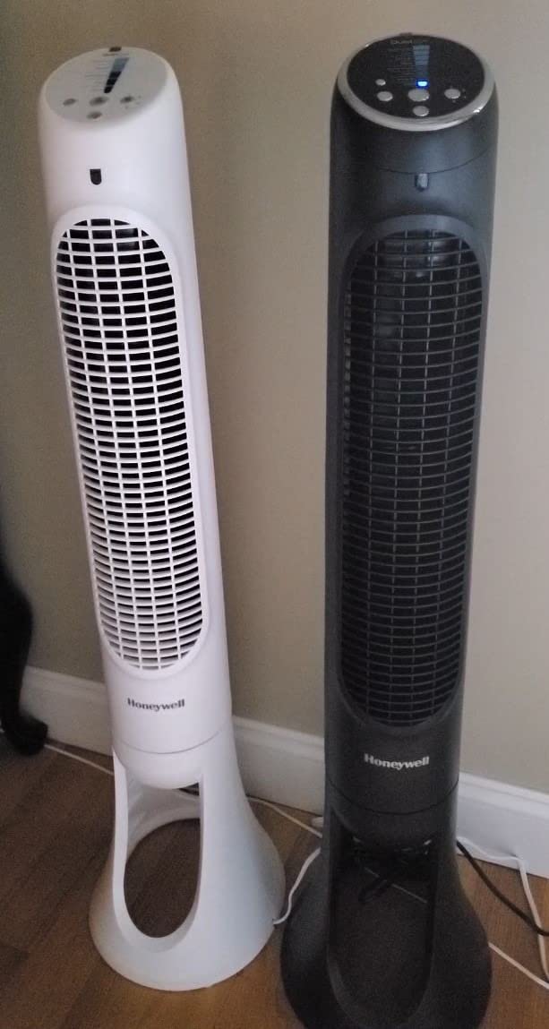 Honeywell QuietSet Whole Room Oscillating Tower Fan with Remote, White, HYF260 customer photo 1