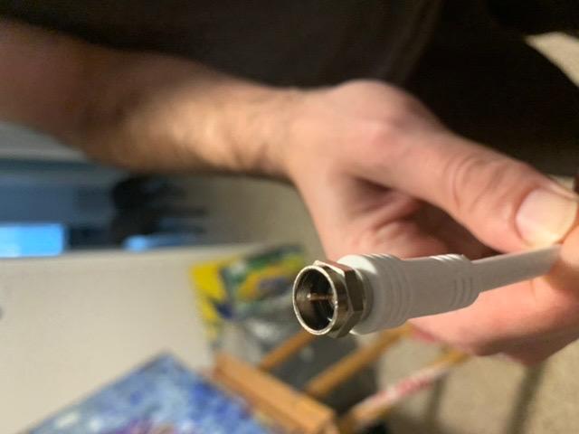 GE 33600 RG6 Coaxial Cable, 50ft (Black) customer photo 2