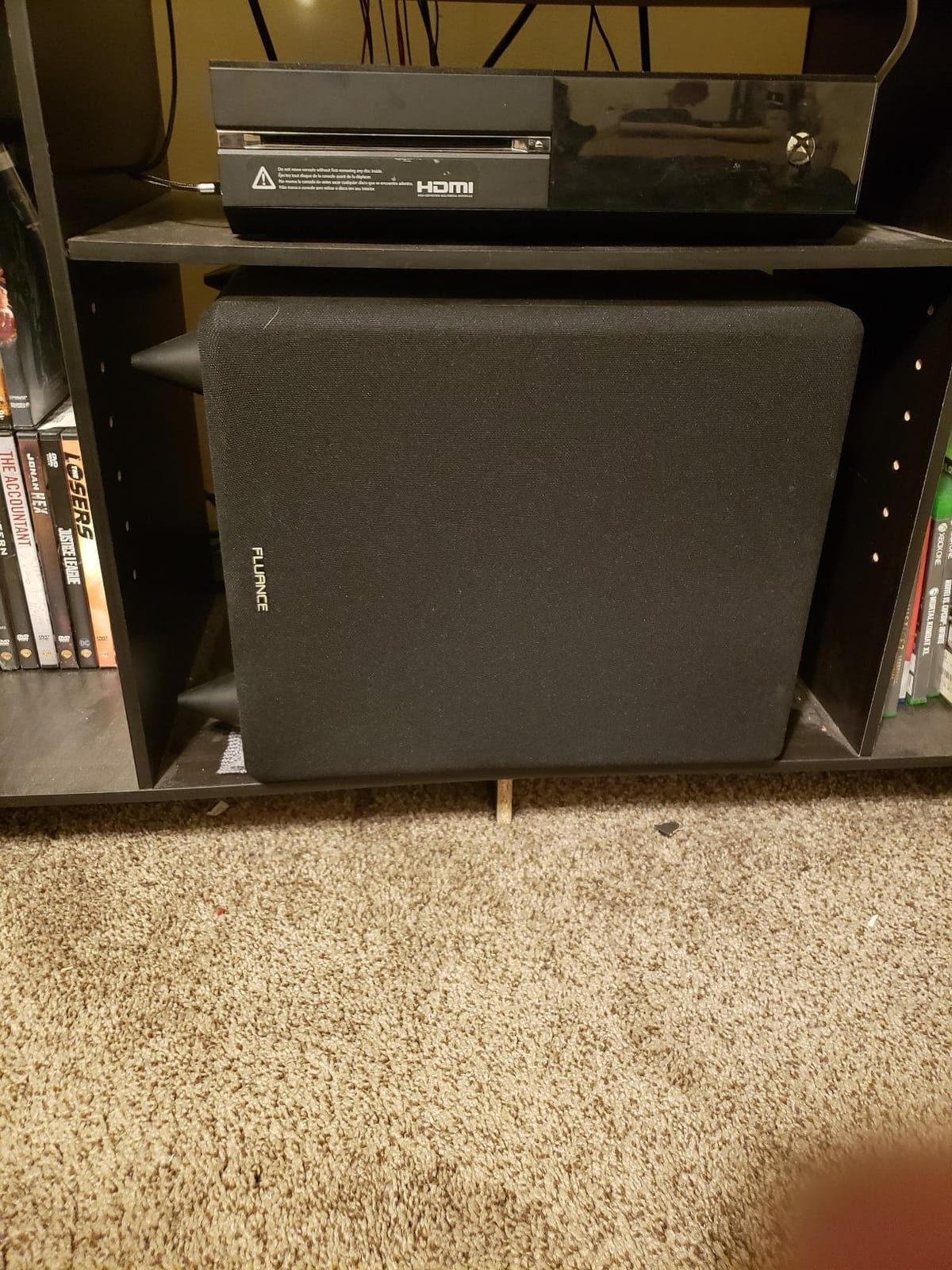 Fluance DB10W 10-inch Low Frequency Powered Subwoofer for Home Theater (Natural Walnut) customer photo 2