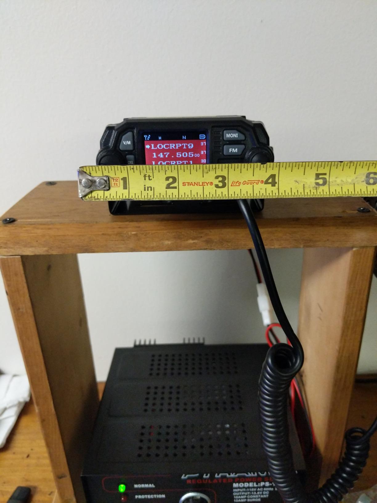 BTECH UV-25X2 (Second Gen.) Mini Mobile 25 Watt Dual Band Base, Mobile Radio: VHF, UHF Amateur (Ham) customer photo 2