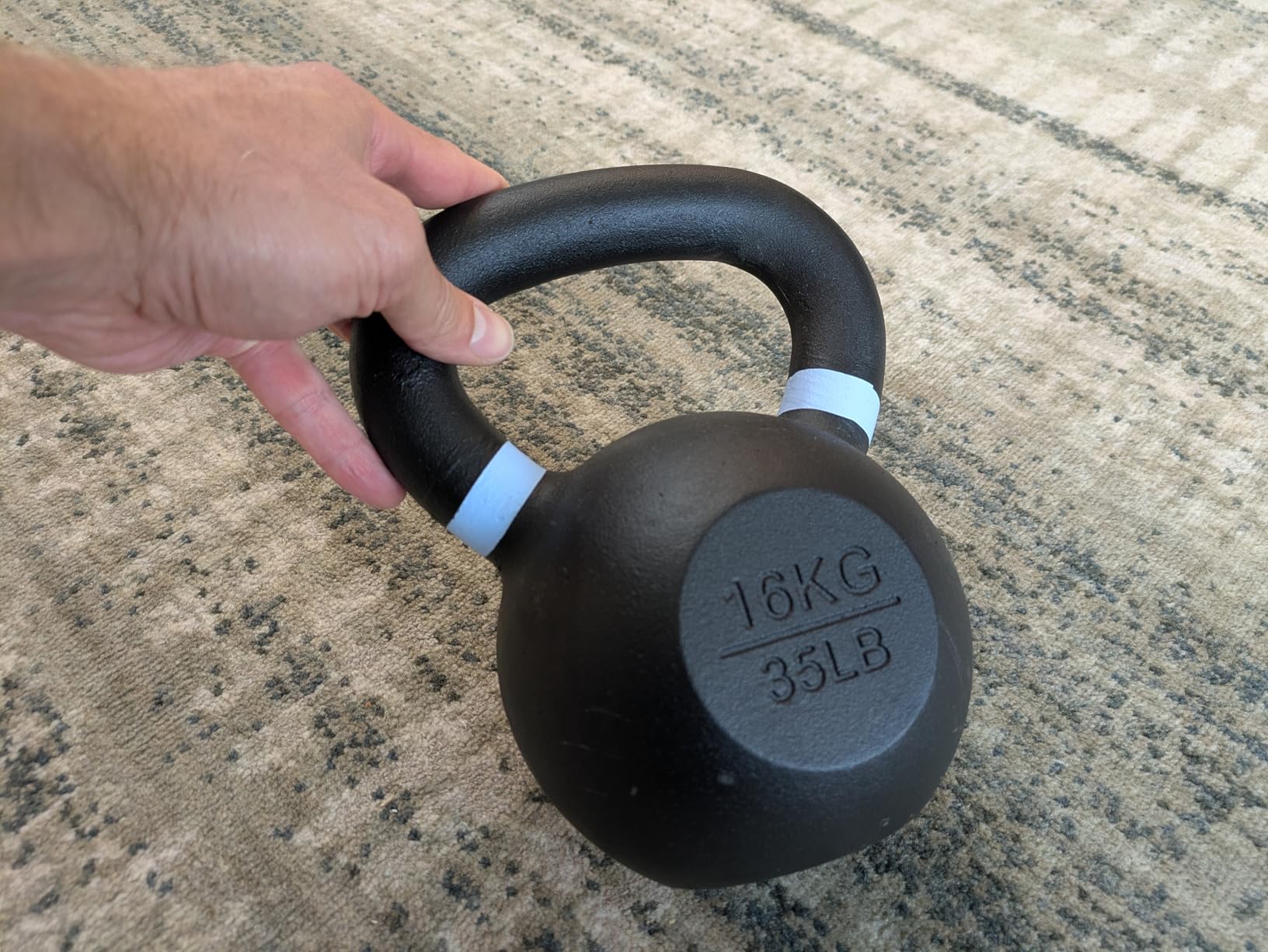 Yes4All Powder Coated Kettlebell, 9–88 lb Cast Iron Weights customer photo 2