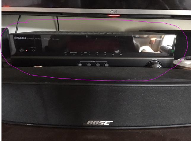 Yamaha RX-V383BL 5.1-Channel 4K Ultra HD AV Receiver with Bluetooth customer photo 2