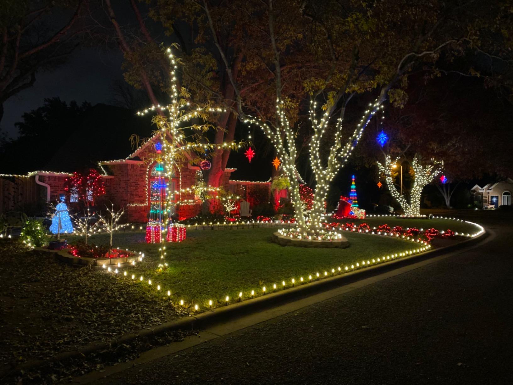 LEDMall Christmas Laser Projector Lights Outdoor, Motion Firefly Red, Green and Blue with Remote Control and Security Lock customer photo 1