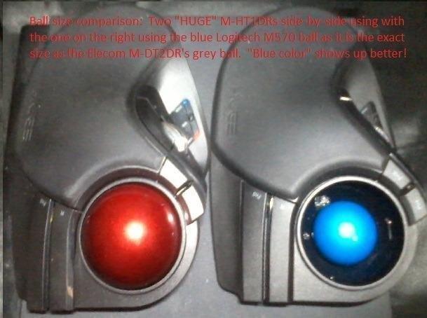 ELECOM Huge Trackball Mouse, 2.4GHz Wireless, Index Finger Control customer photo 1