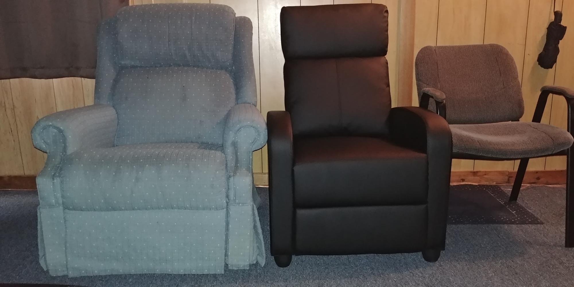 FDW | Recliner Chair | Without Massage Function | Black, PU Leather customer photo 1