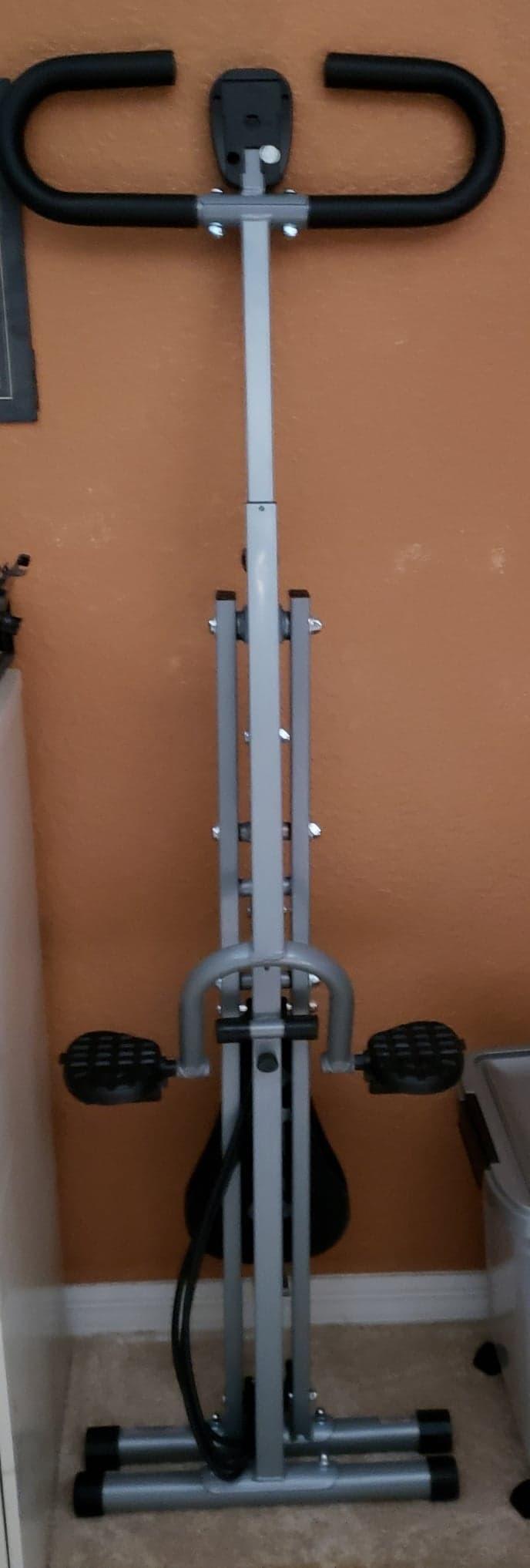 Sunny Health & Fitness Smart Row-N-Ride Glute & Leg Trainer, Foldable Squat Assist Rower with Exclusive SunnyFit App Connection customer photo 1