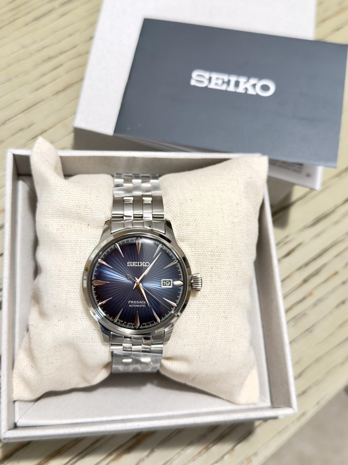 SEIKO Automatic Watch for Men - Presage Cocktail Time - Patterned Dial customer photo 2
