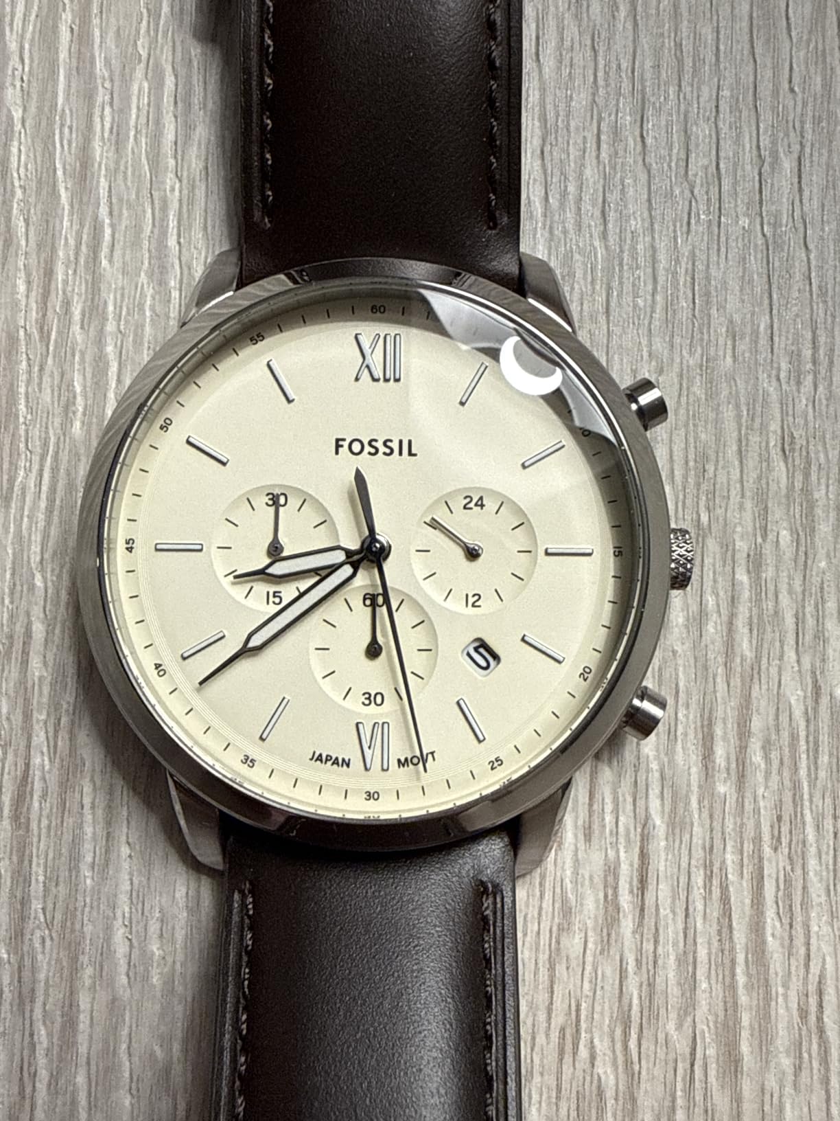 Fossil Men's Neutra Quartz Stainless Steel Chronograph Watch customer photo 2