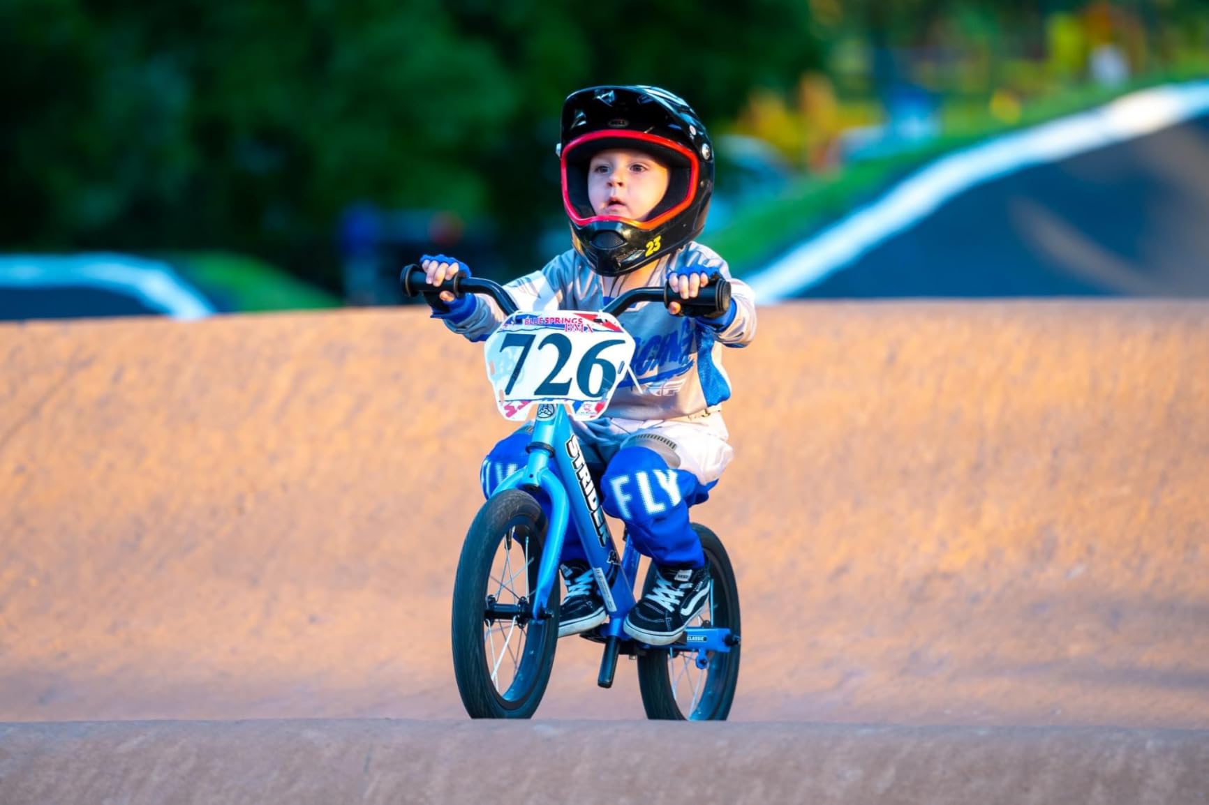 Strider 14x Classic Balance Bike for Kids Ages 3-6 Years, Awesome Blue | No Pedals, Balance Bike with Adjustable Seat and Handlebars, Lightweight Steel Frame, Can Convert into Pedal Bike customer photo 1