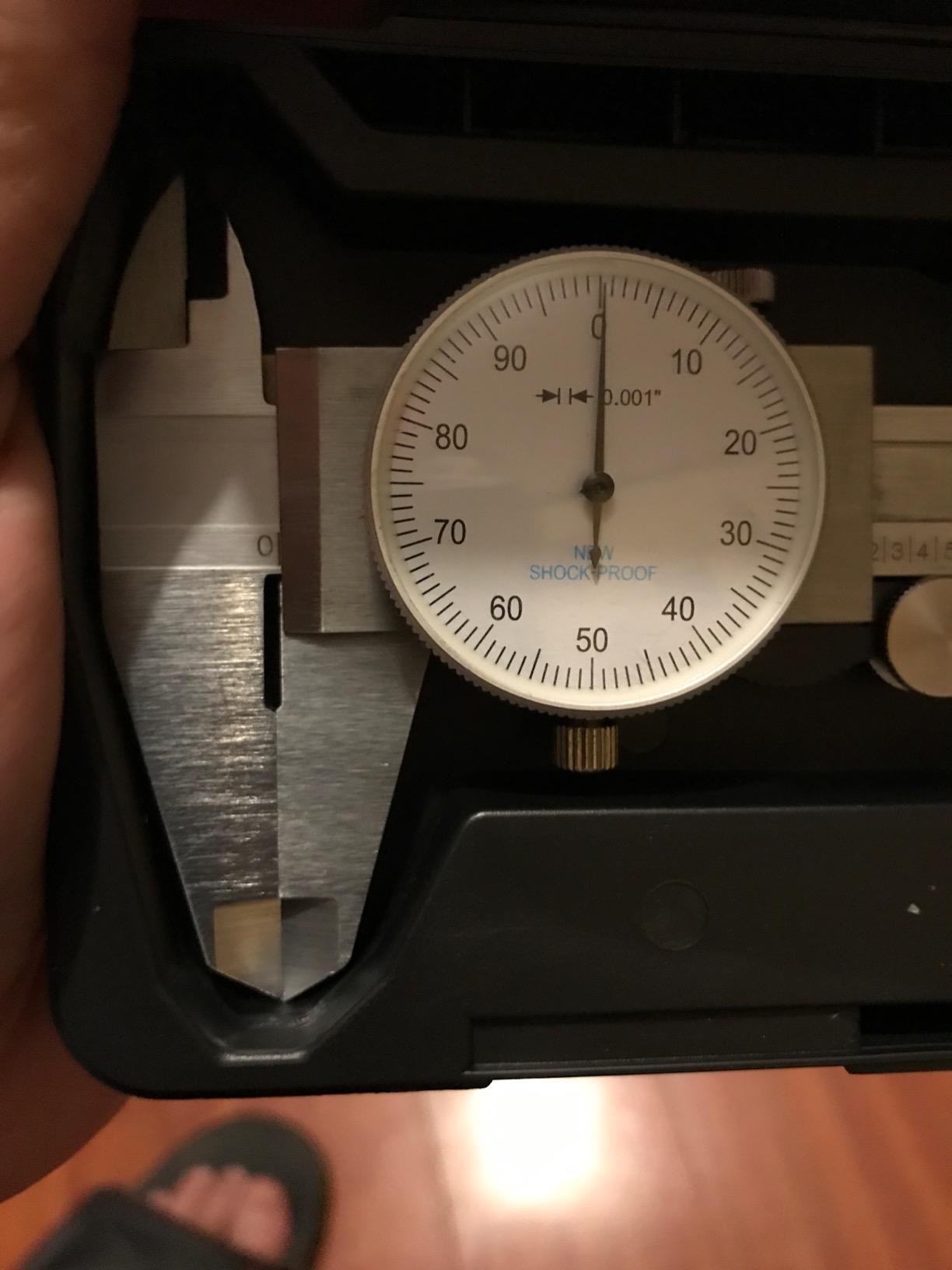 Dial Caliper- Stainless Steel and Shock Proof Tool With Plastic Carry Case, 0- 6 Inch Measuring Range For Accurate Measurements by Stalwart customer photo 1