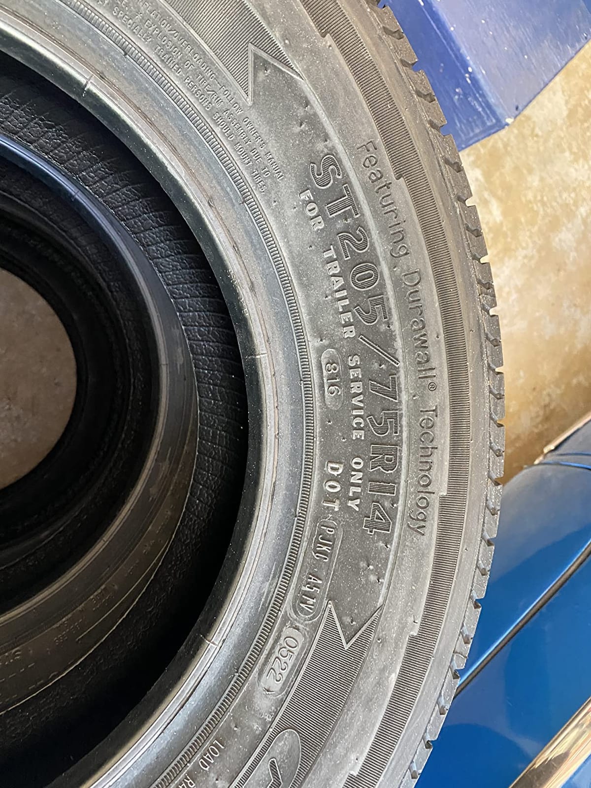 GOODYEAR ENDURANCE - ST205/75R14 105N D/8 BW customer photo 1