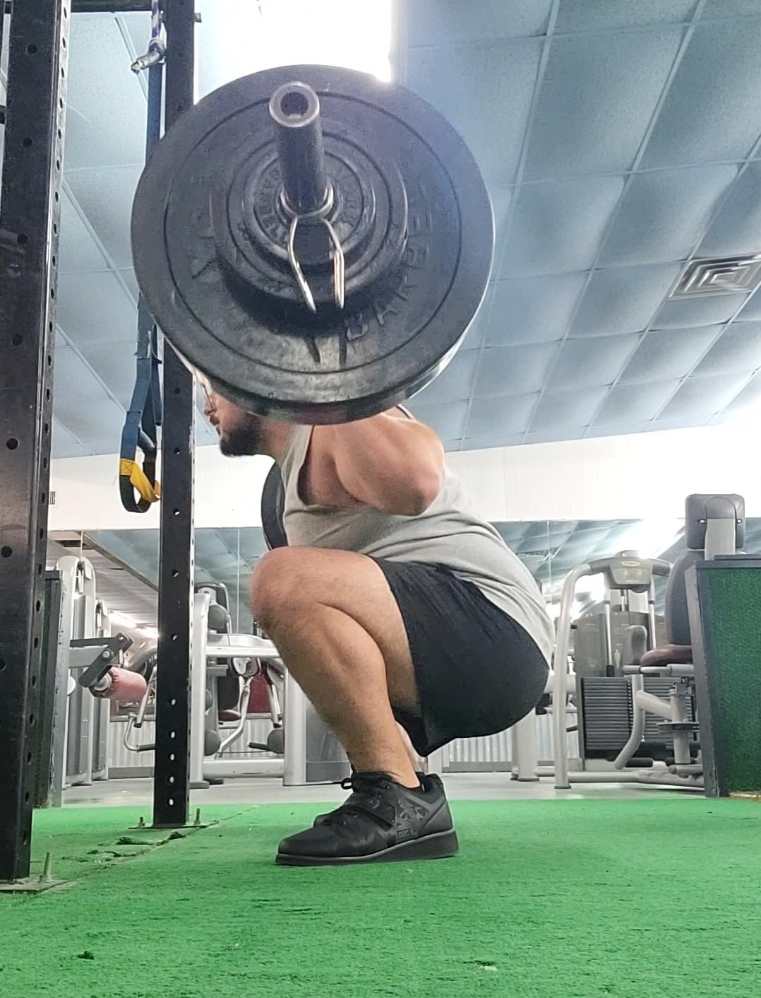 MEGIN Deadlift Shoes - Elevated Heel Gym Footwear for Powerlifting, Weightlifting & Strength Training - Non-Slip Sole Lifting Shoes for Men customer photo 1