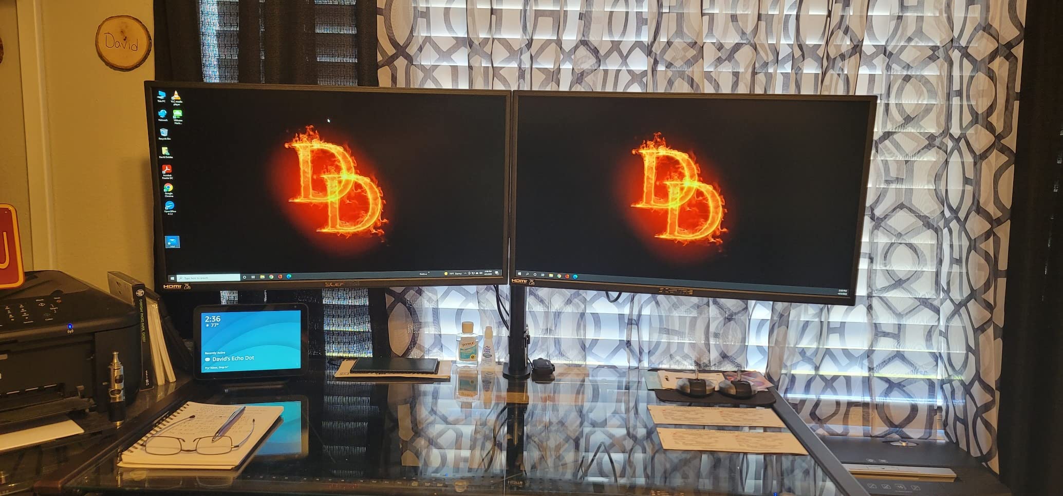 Sceptre E275W-19203R 27 inch1080P LED Monitor 99% sRGB 2X HDMI VGA Build-In Speakers, Machine Black (E275W-19203R series) customer photo 1