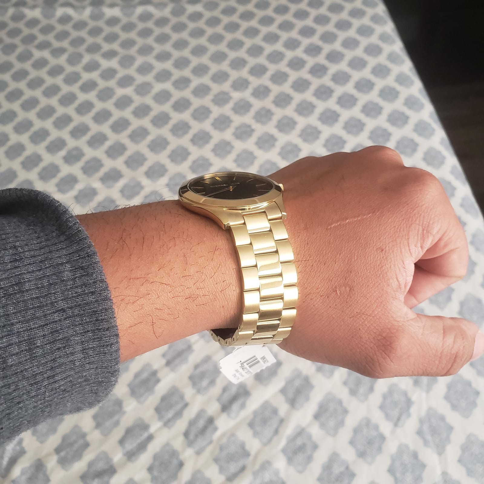 Michael Kors Oversized Slim Runway Men's Watch, Stainless Steel Watch for Men customer photo 1