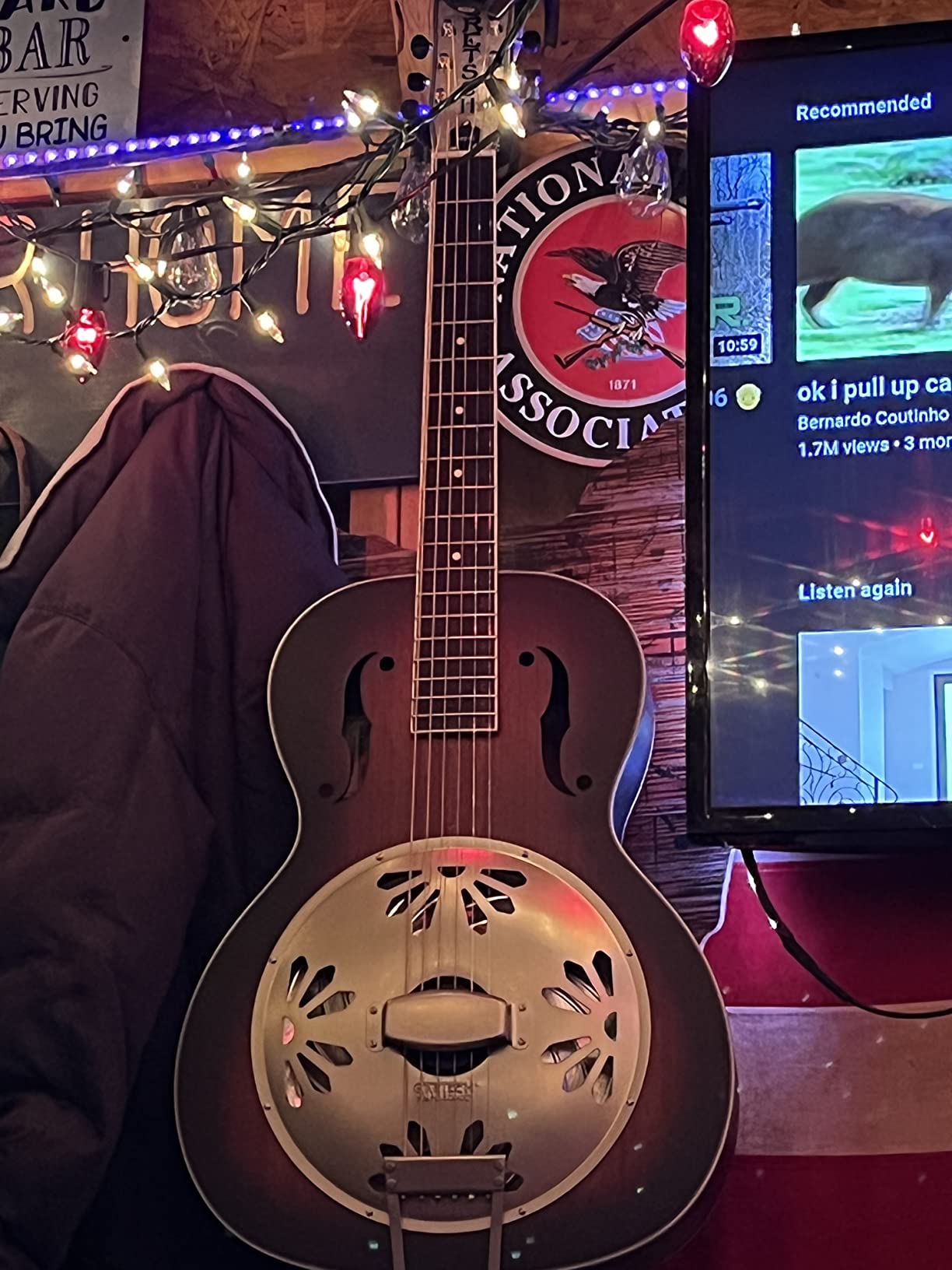 Gretsch G9241 Alligator Mahogany Round Neck Acoustic Electric Resonator - 2-Color Sunburst, Padauk Fingerboard customer photo 2