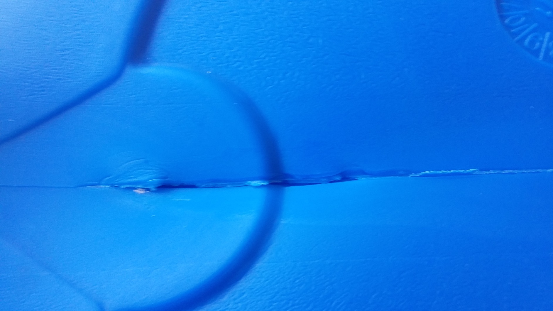 55 Gallon Blue Water Barrel | Solid Mold |2 Inch Bung Holes, Good for Long Term Drinking Water Use | BPA Free customer photo 2