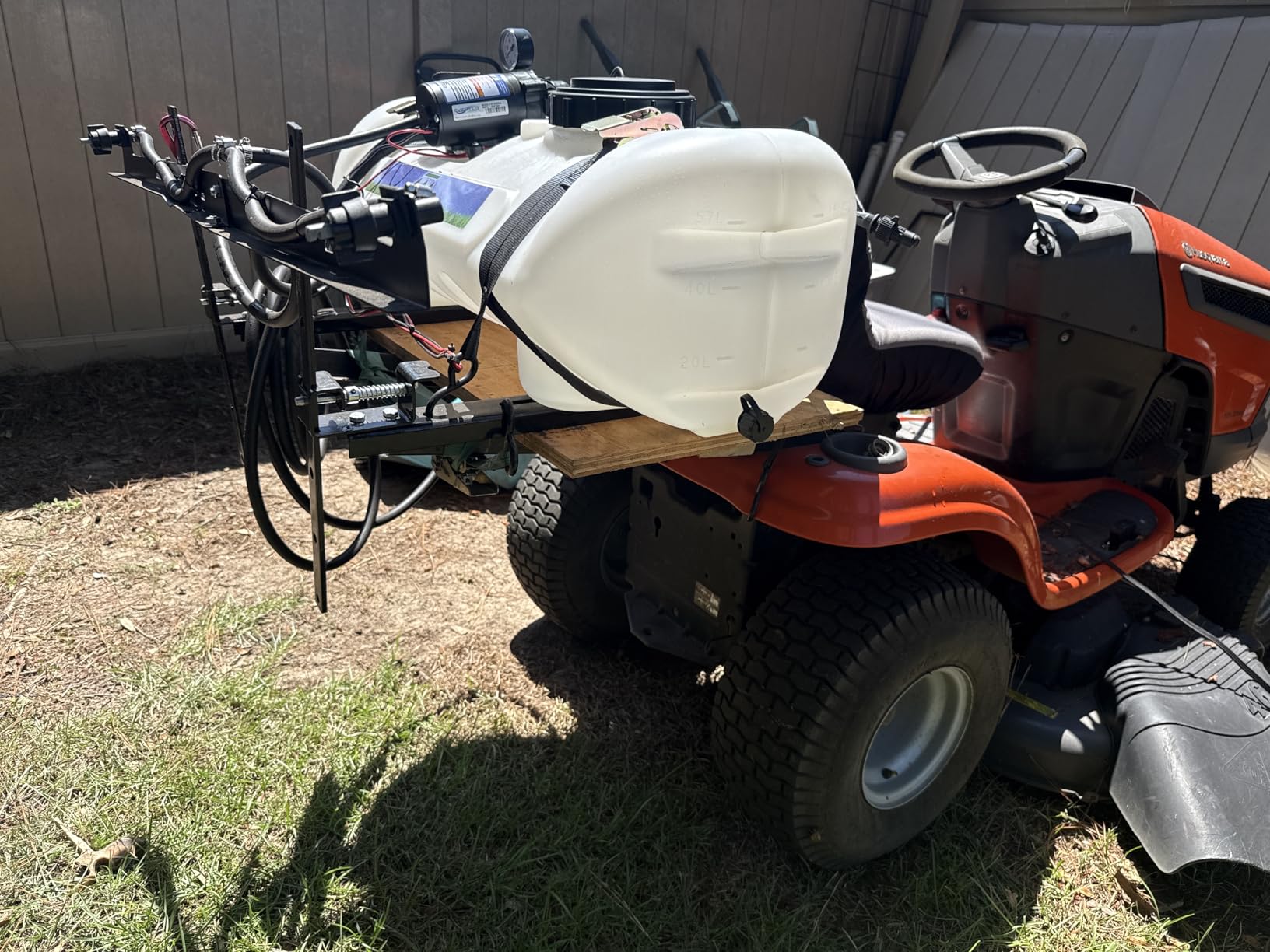 Master Mfg 15-Gallon ATV Broadcast Sprayer - 7ft Swath, 2.2GPM, 70PSI Max customer photo 2