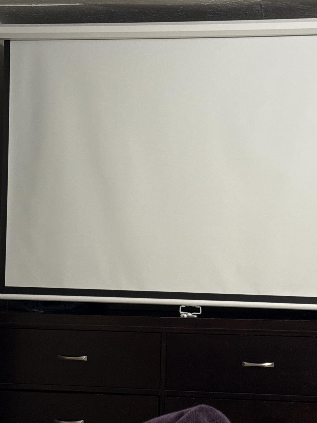100 Inch Indoor and Outdoor Projector Screen with Stand for Movies or Presentations - HD Premium 16:9 Folding Free Tripod Screen with Carry Bag and Straps, Matte customer photo 1