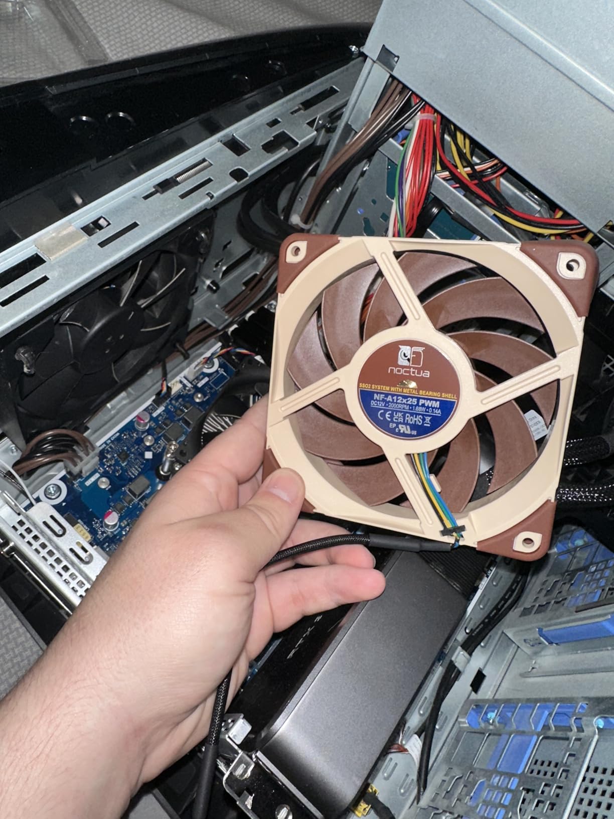 Noctua NF-A12x25 PWM, High-Performance Quiet Fan 120mm customer photo 2