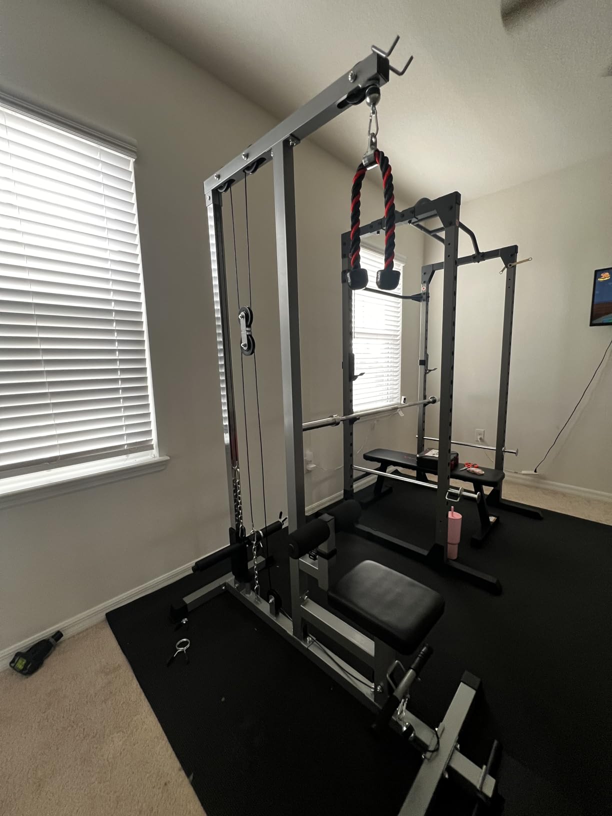 GDLF LAT Pull Down Machine, Low Row Cable Machine for Home Gym customer photo 1