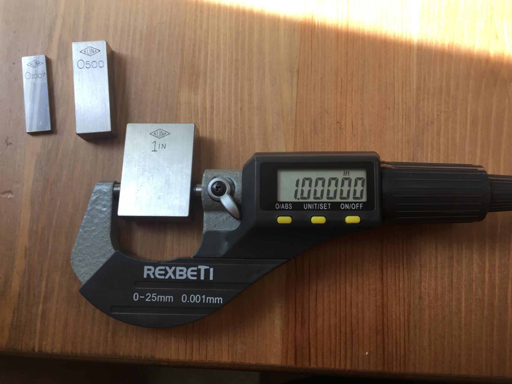 REXBETI Outside Micrometer, Ultra-Precision Carbide Tipped Measuring Tool customer photo 1