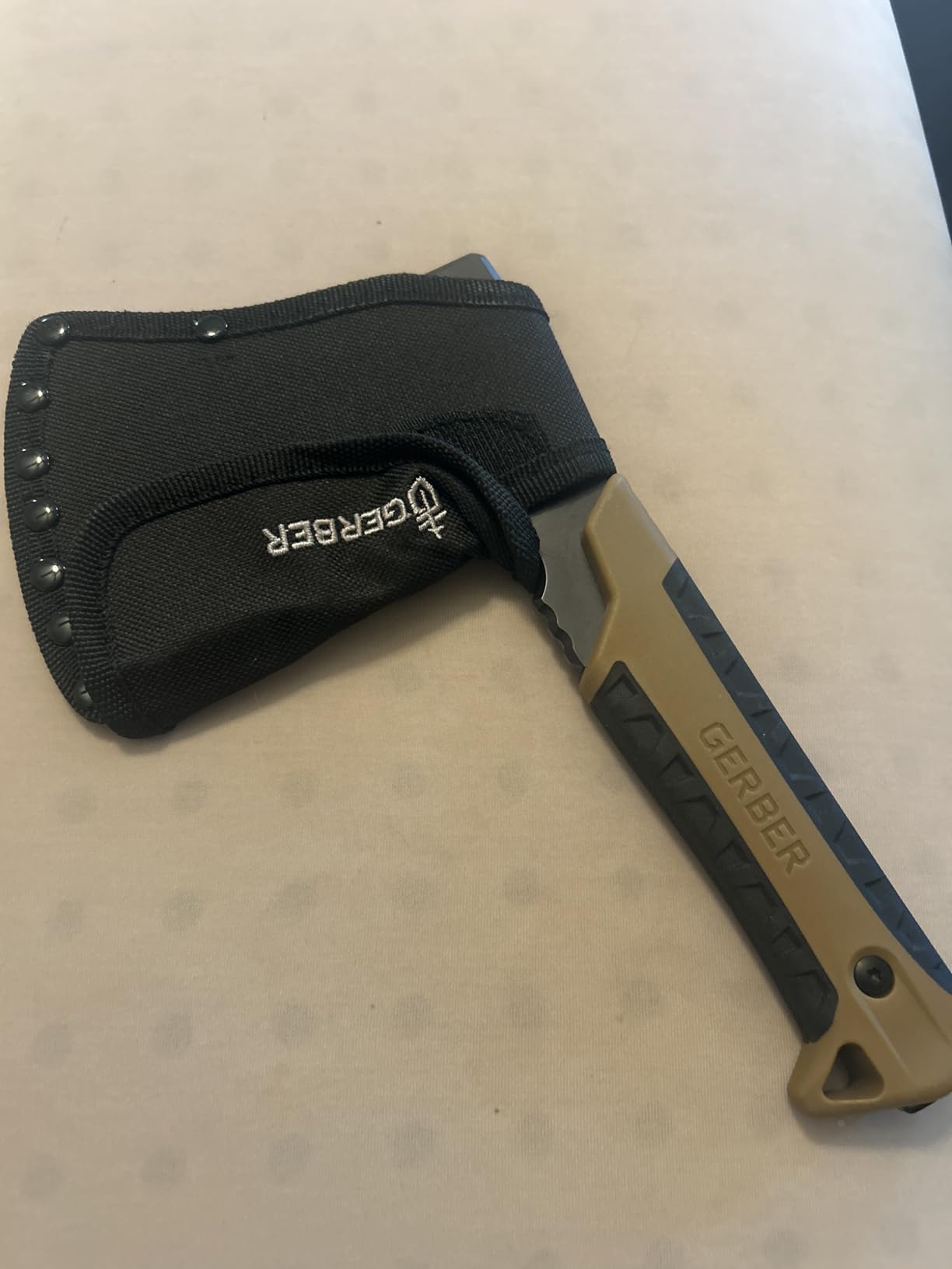 Gerber Pack Hatchet & Sheath, Mini Axe for Camping, 3.5