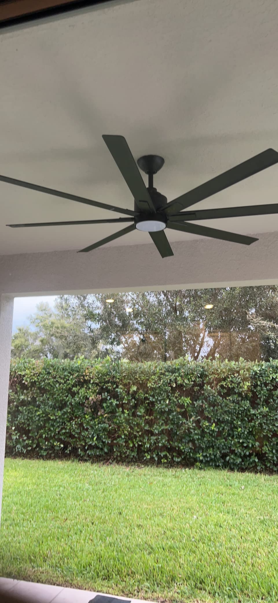 Minka-Aire F896-65-CL Xtreme H2O 65 Inch Outdoor Ceiling Fan with DC Motor in Coal Finish customer photo 2