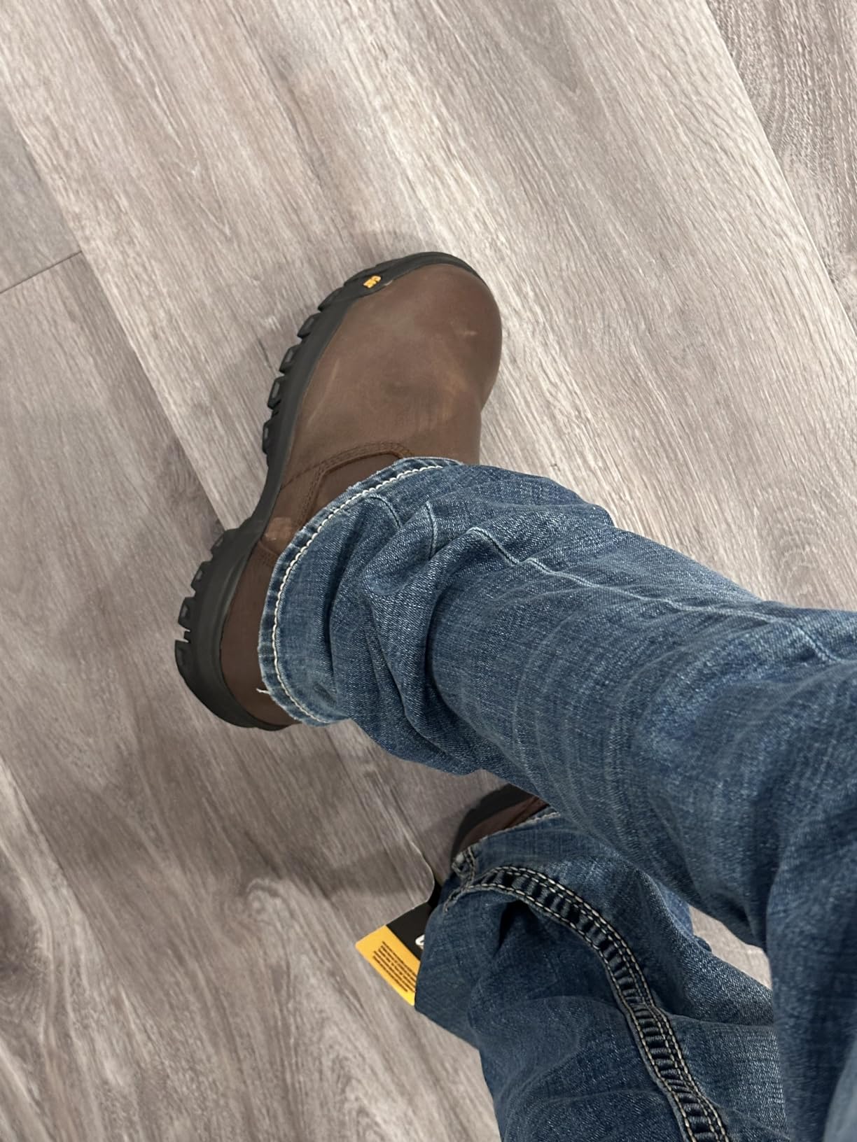 CAT Men's Wheelbase Steel Toe | Safety Toe, Electrical Hazard, Oil and Slip Resistant, Solid Upper customer photo 1
