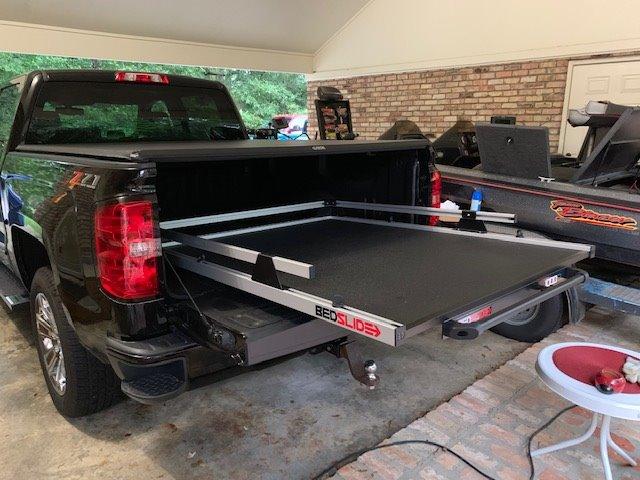 Bedslide 1000 Classic Sliding Truck Bed Organizer, 65 x 48-Inch, Capacity 1000 lbs, Truck Bed Storage Drawer, Black customer photo 2